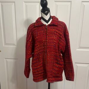 Invisible World NWT Wool Women's Multi Color Jacket